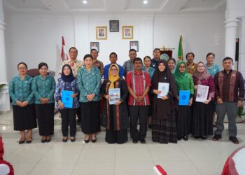 Pemkab Taput Sambut Supervisi TP. PKK PROV SUMUT, Harapkan Kader PKK Turut Dukung Percepat Visi dan Misi Pemerintah.