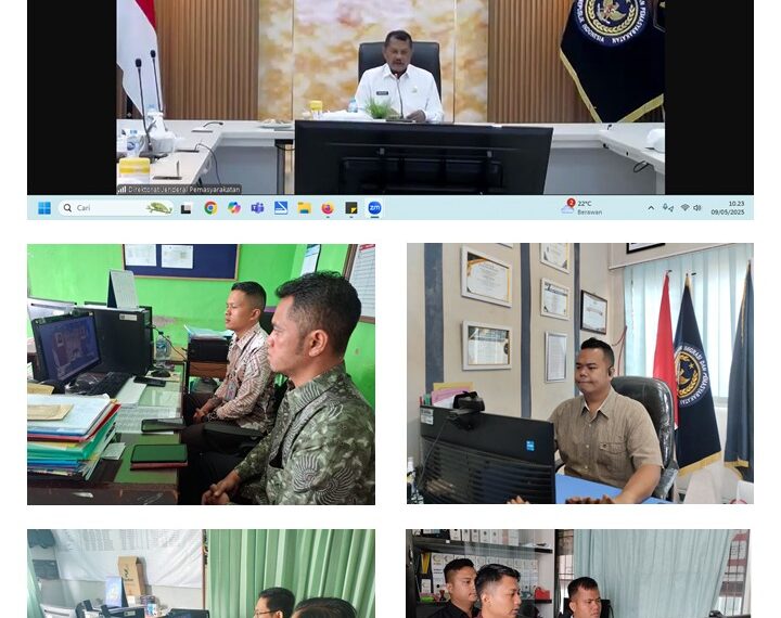 Ikuti Arahan Direktur Jenderal Pemasyarakatan Melalui Virtual Zoom, Rutan Tarutung Siap Laksanakan Instruksi Pimpinan