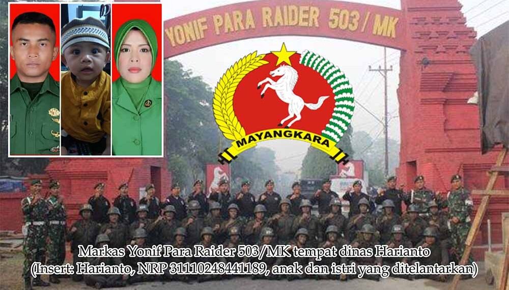 Kasus Perceraian Anggota Yonif Para Raider 503 Mayangkara Diduga Sarat Pelanggaran Prosedur