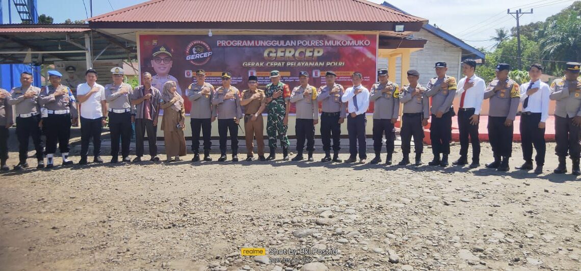 Kunjungan Kerja Polres Mukomuko ke Polsek V Koto, Agar Membawa Perubahan Untuk Kedepannya