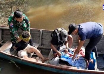 TNI AL Menangkap Tersangka Penyelundupan Narkoba dari Malaysia di Perairan Sungai Asahan