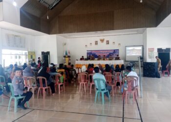 Kepala  Desa Tri Tunggal Jaya Kecamatan Way Serdang Gelar Gelar Musyawarah Desa kusus Pembentukan Kepengurusan Koperasi Merah Putih, Pada Selasa 06 Mei 2025