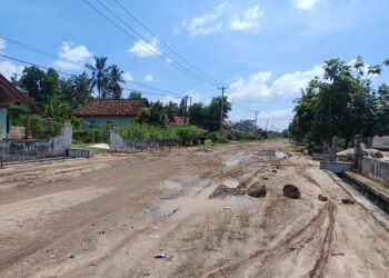 Warga Masyarakat  Akan Portal Jalan  Kabupaten Tulang Bawang Barat  Kecamatan Gunung Agung Di Tiyuh Sumber Jaya