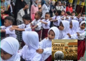 Resmi! MK Putuskan Pendidikan Dasar di Sekolah Negeri dan Swasta Tampa Pungutan Biaya