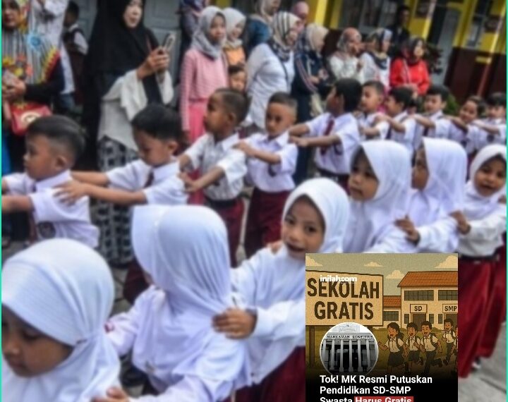 Resmi! MK Putuskan Pendidikan Dasar di Sekolah Negeri dan Swasta Tampa Pungutan Biaya