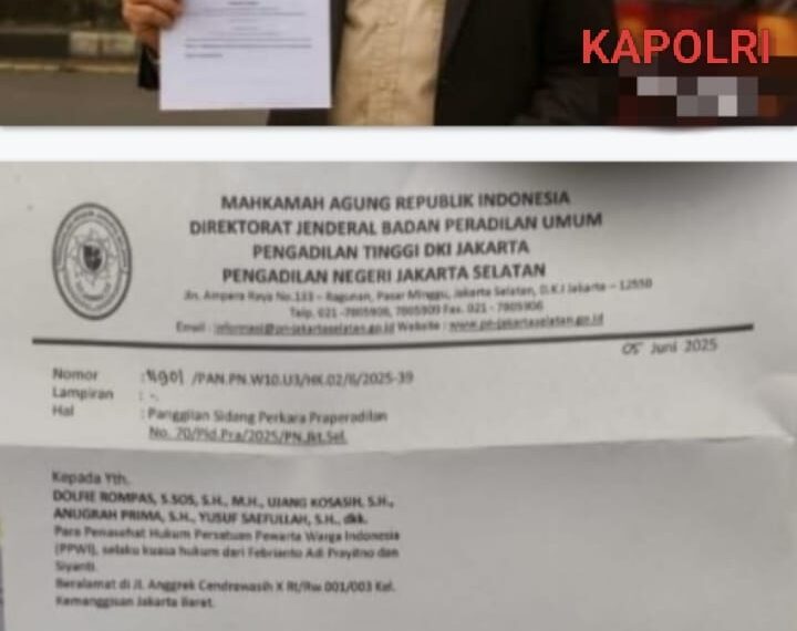 Guncang Penegakan Hukum! PPWI Gugat Kapolri di PN Jaksel