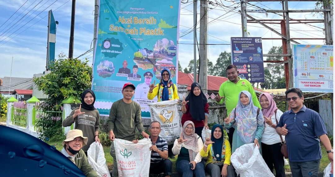 DLH Mukomuko Peringati Hari Lingkungan Hidup dengan Giat Bersih-Bersih