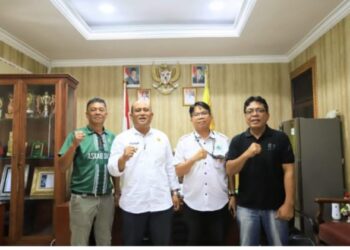 Wakil Bupati Dairi Terima Audensi Pengurus ASKAB PSSI Dan Panitia Piala Soeratin