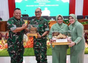 Danrem 044/Gapo Laksanakan Kunker di Kodim 0402/OKI