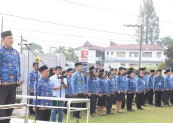 Upacara Hari Kesadaran Nasional, Sekda : Mari Bangun Kualitas Pelayanan Dengan Kolaborasi Antar ASN
