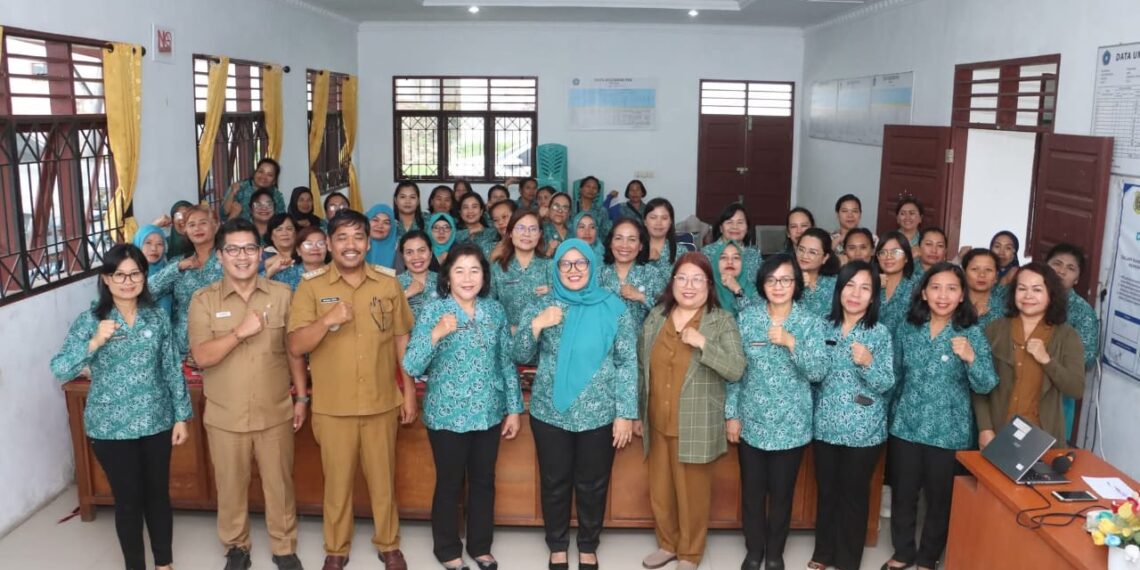 TP PKK Kabupaten Lakukan Supervisi, Desa Belang Malum Jadi Desa Binaan Hatinya PKK