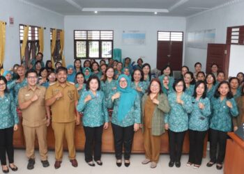 TP PKK Kabupaten Lakukan Supervisi, Desa Belang Malum Jadi Desa Binaan Hatinya PKK