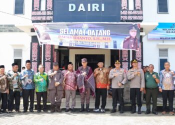 Bupati Vickner Sinaga Sambut Kedatangan Kejatisu Ke Kabupaten Dairi