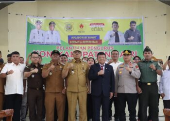 Bupati Vickner Sinaga Hadiri Pelantikan KONI Kabupaten Dairi Masa Bakti 2025-2029