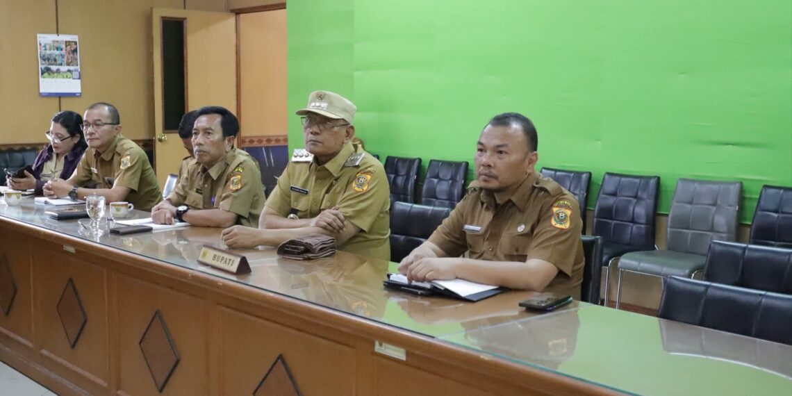 Bupati Dairi Ikuti Rakor Pengendalian Inflasi Daerah Pekan Ketiga Juni 2025.