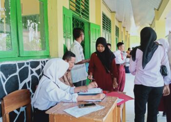 AKTIVITAS KEGIATAN  PENERIMAAN MURID BARUSMPN 13 TUBABA TAHUN AJARAN 2025/2026