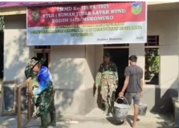*Hari Ke-9, Satgas TMMD ke-125 Kodim 0428/MM Terus Pacu Progres Infrastruktur Air Bersih dan RTLH!*