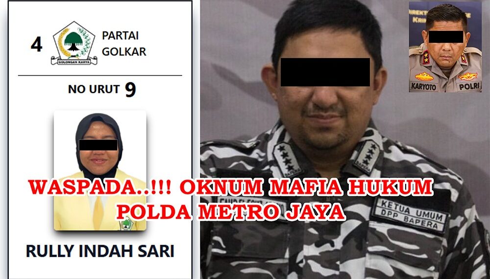 Terapkan Hukum secara Ugal-ugalan, Kapolda Metro Jaya Karyoto Diseret ke Meja Hijau