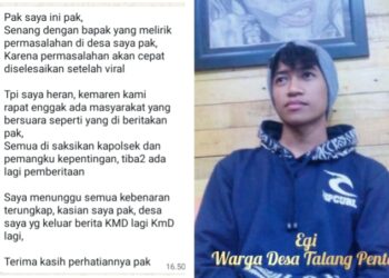 Warga Desa Talang Petai Merasa Prihatin dengan Permasalahan KMD