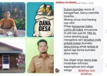 BUMDes Desa Resno,”Transparansi dan Akuntabilitas Dipertanyakan