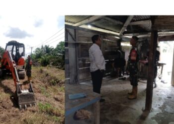 Progres TMMD ke-125 Kodim 0428/Mukomuko di Desa Sumber Makmur, Kabupaten Mukomuko