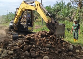 Program Giat TMMD Satgas Kodim 0428/MM Wonosalam Berjalan Sukses dan Membanggakan!