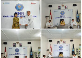 Jalin Sinergi, Rutan Tarutung Laksanakan Penandatanganan Perjanjian Kerja Sama dengan Badan Narkotika Nasional (BNN) Kab. Simalungun