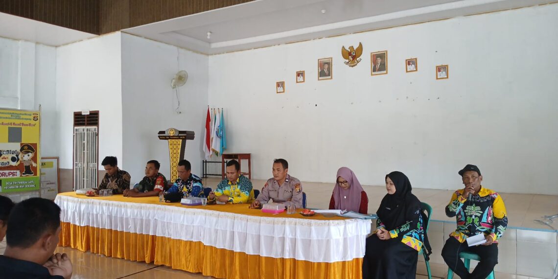 Pemerintah Desa Tri Tunggal Jaya, Kecamatan Way Serdang, Kabupaten Mesuji Realisasikan Dana Desa (DD) Tahun 2025.