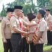 Kasdim 0402/OKI Hadiri Upacara Pramuka di Halaman Pemda OKI
