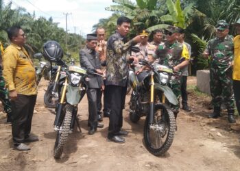 Tim Wasev Mabesad Tinjau TMMD-125 Kodim 0428/Mukomuko di Desa Sumber Makmur