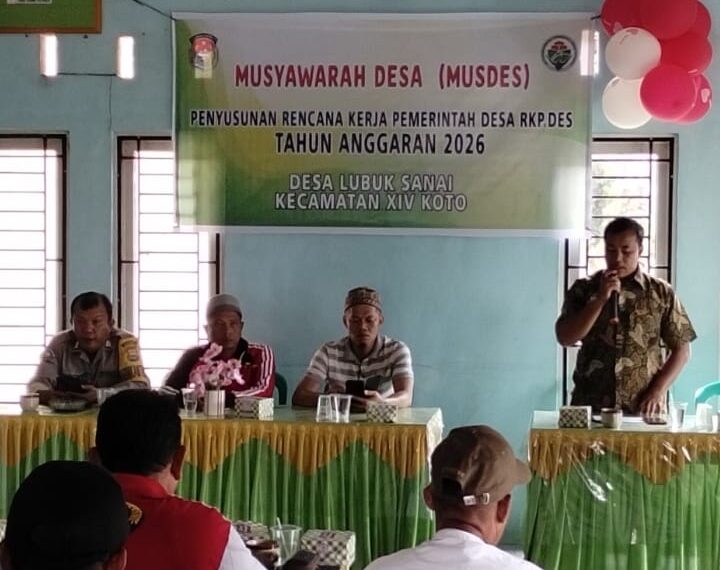 Musyawarah Desa Lubuk Sanai: Menyusun Rencana Kerja Pemerintah Desa Tahun 2026