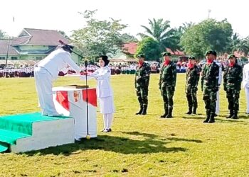 *Momen Bersejarah di Desa Sumber Makmur: Upacara HUT RI ke-80 dengan Nuansa Berbeda*