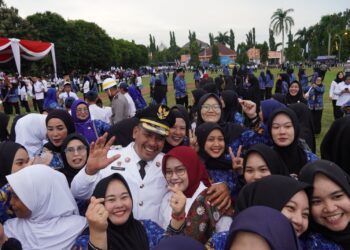 Rangkaian Upacara HUT RI di OKI Tertib dan Khidmat Wakil Bupati Mengaku Bangga