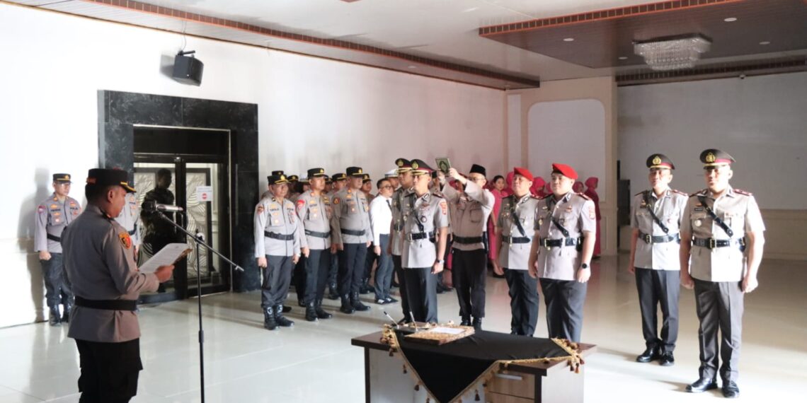 Polres Mesuji Melaksanakan Upacara Serahterima Jabatan