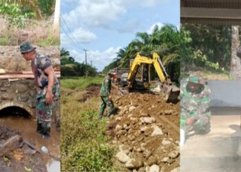 Progres Peningkatan TMMD Reguler ke-125 Melesat, Satgas TMMD Kodim 0428/MM Berkolaborasi dengan Masyarakat