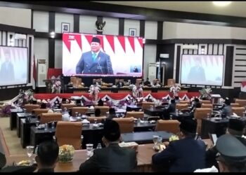 DPRD OKI Sukses Gelar Paripurna XXVIII HUT ke -80 RI Tahun 2025 dan Mendengar Pidato Kenegaraan Presiden RI