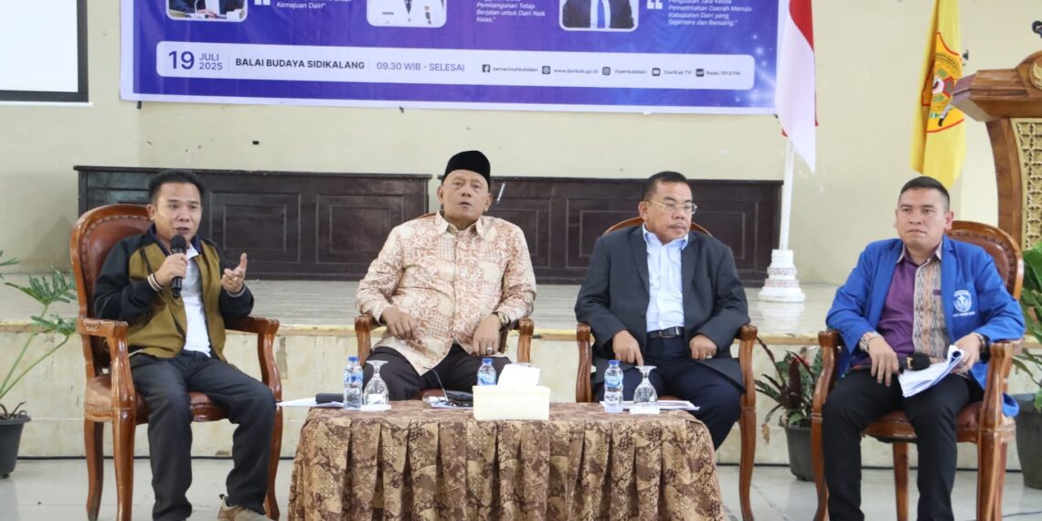 Diskusi Publik Bahas Efisiensi Anggaran, Bupati Ingin Bawa Dairi Jadi Kabupaten Terbaik se Sumut