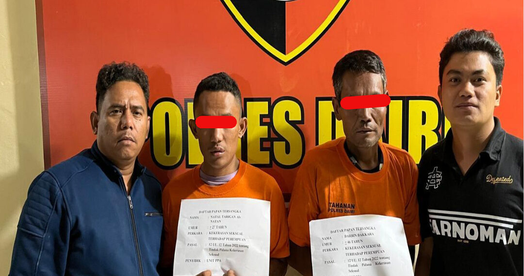 2 Tersangka Kasus Pemerkosaan Berhasil Diamankan  Sat Reskrim Polres Dairi