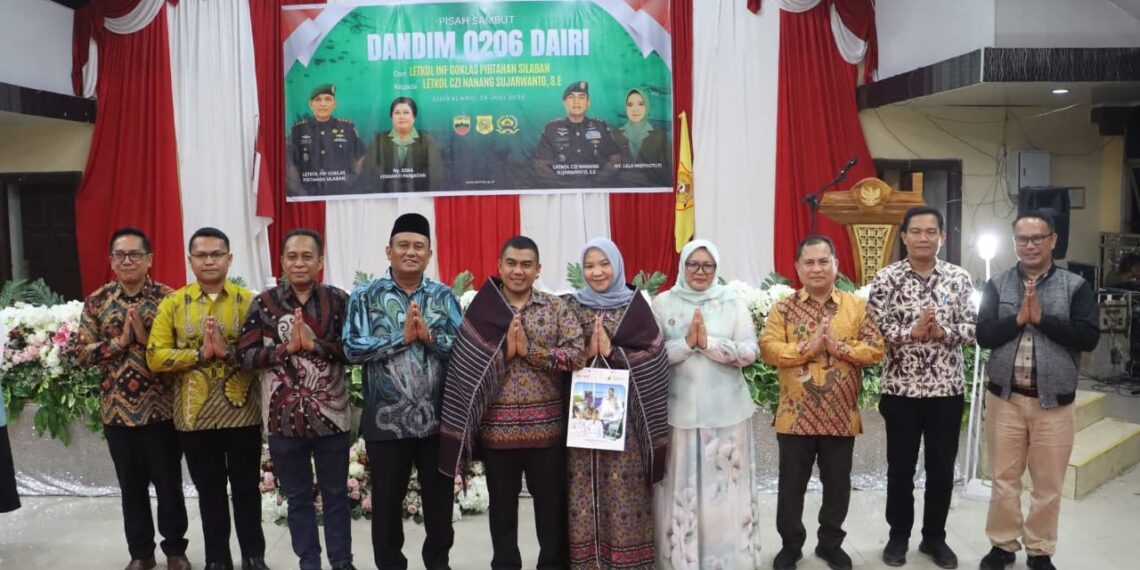 Bertugas Dua Tahun di Dairi, Pisah Sambut Dandim 0206 Dairi Berlangsung Haru