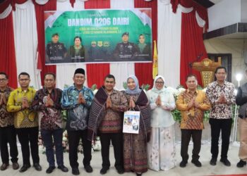 Bertugas Dua Tahun di Dairi, Pisah Sambut Dandim 0206 Dairi Berlangsung Haru