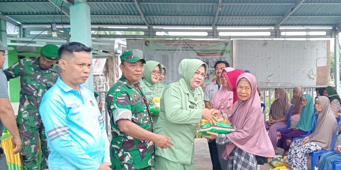 Koramil 428-04/Pondok Suguh Gelar Bakti Sosial dalam Rangka HUT TNI ke-80