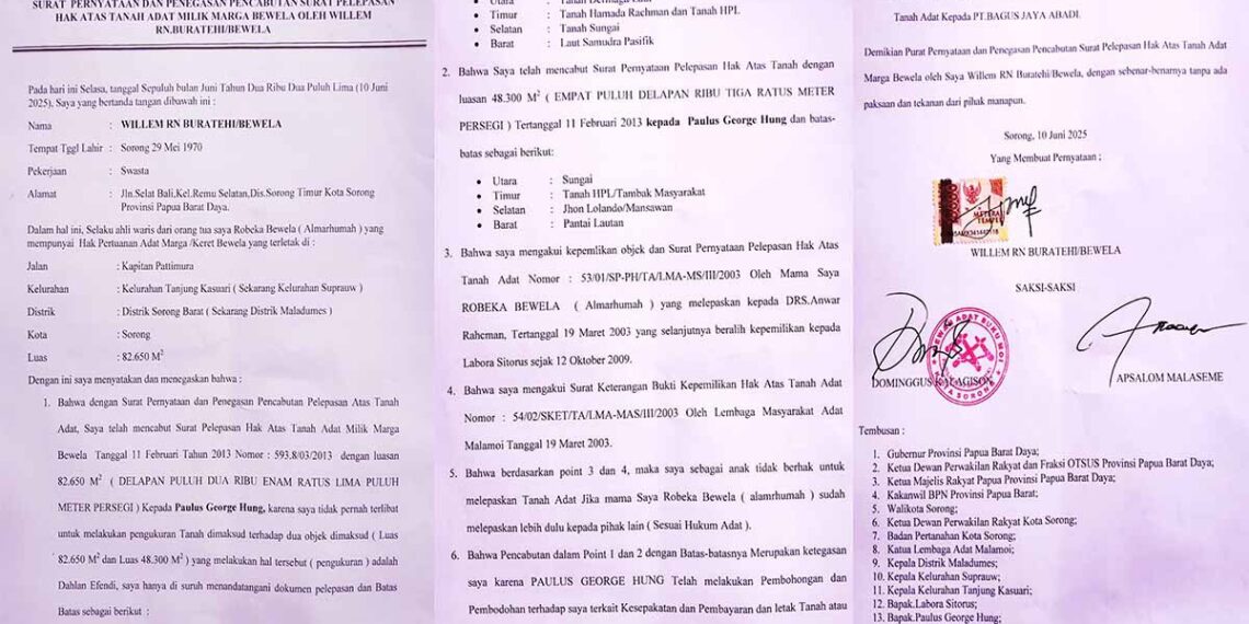 Konflik Agraria Papua: Tanah Adat dan Jejak Mafia Tanah di Sorong