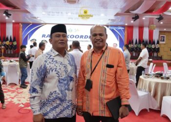 Wakil Bupati  Bupati Kabupaten Dairi Hadiri Rakor Ekonomi Makro Sumut jadi komitmen konkret Pembangunan Daerah di Aula Tengku Rizal Nurdin (20/8/2025) .