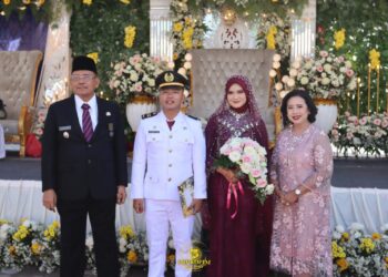 Bupati Dairi dan Wakil Bupati Dairi Hadiri Acara Pernikahan Purna Praja IPDN