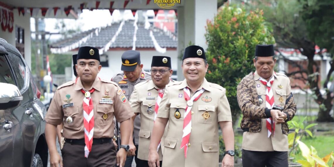 Sekda Dairi Buka Gladian Pimpinan Satuan Penegak Kwartir Cabang Gerakan Pramuka Dairi Tahun 2025
