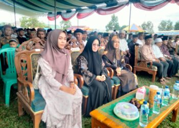 Ribuan Kaum Muslimin dan Muslimat Warga NU se-Kecamatan Way Serdang Penuhi Lokasi Pengajian Akbar