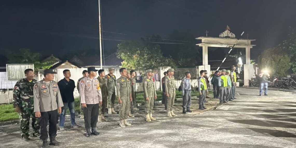 Kasat Polisi Pamong Praja Kabupaten Mesuji, Monitoring dan Evaluasi Pos Ronda di Kecamatan Way Serdang