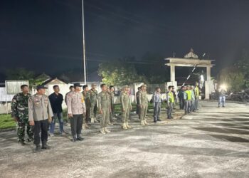 Kasat Polisi Pamong Praja Kabupaten Mesuji, Monitoring dan Evaluasi Pos Ronda di Kecamatan Way Serdang