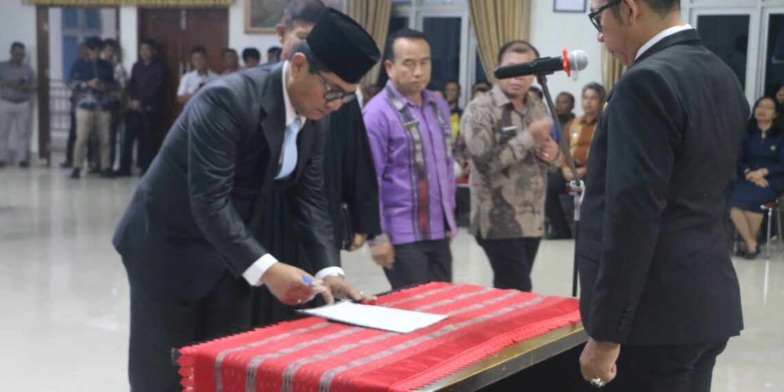 Bupati Tapanuli Utara Ajak Seluruh Jajarannya untuk Dukung Penuh Hendri Sitompul sebagai Sekda.