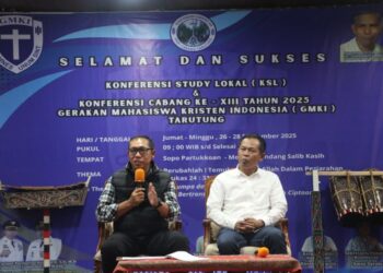 Hadiri Konfercab XIII GMKI Tarutung, Bupati Taput : Ajang Belajar, Bukan Pertarungan!